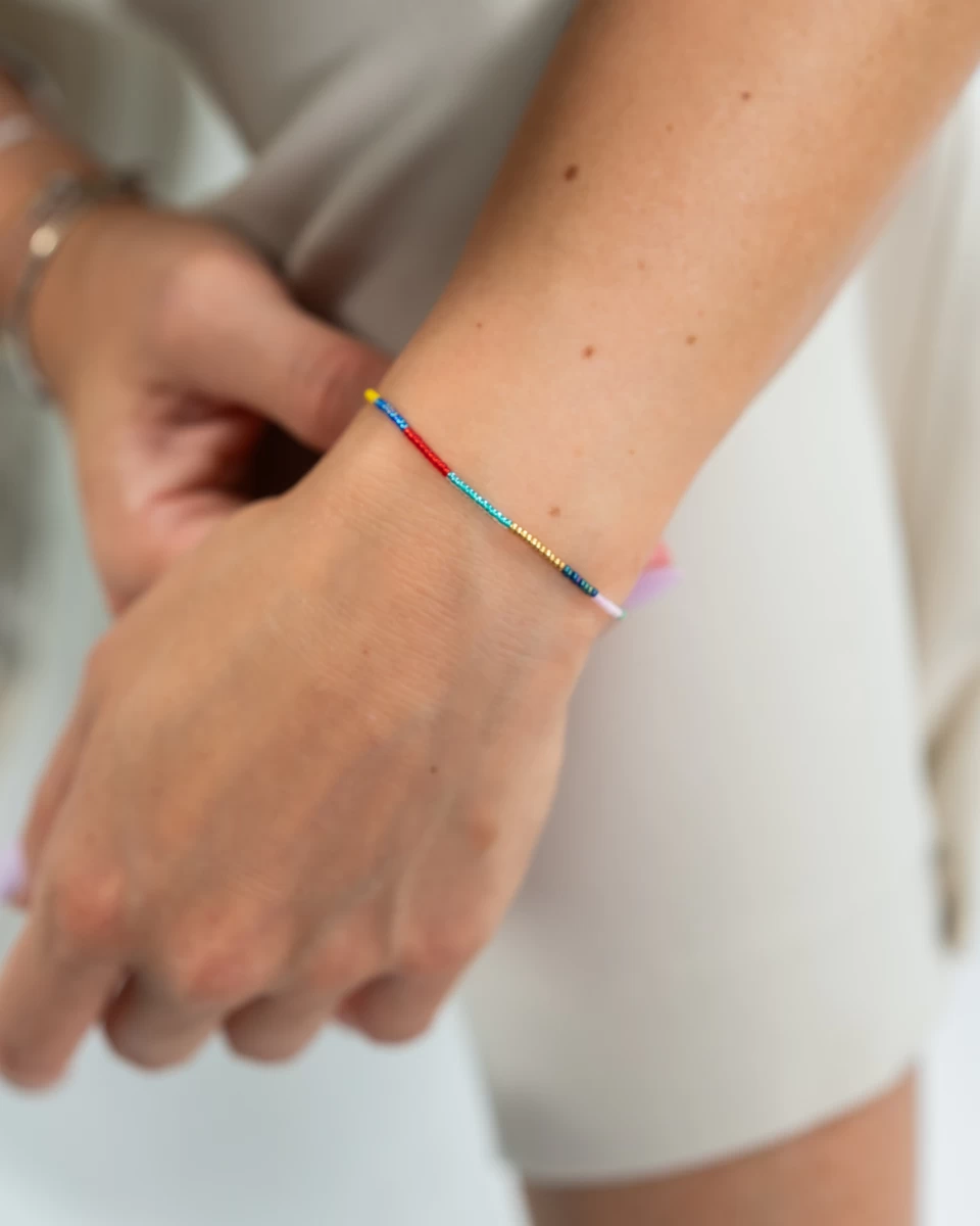 ZILIA Symbol Rainbow Strieborný náramok