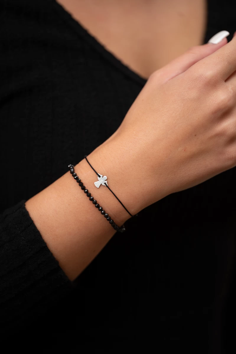 ZILIA Gemstone Spinell Strieborný náramok