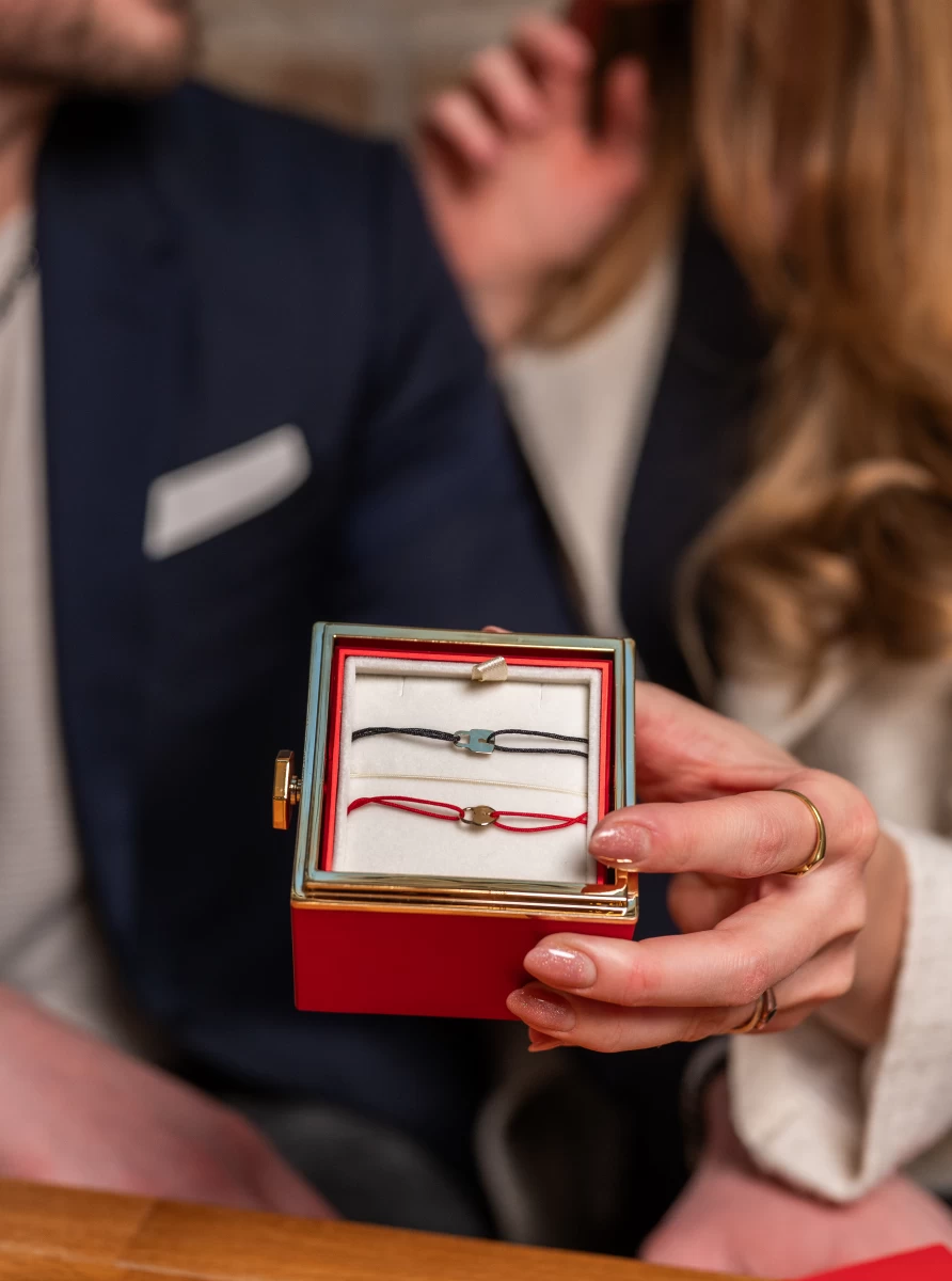 Strieborný náramok ZILIA Lock For Couples