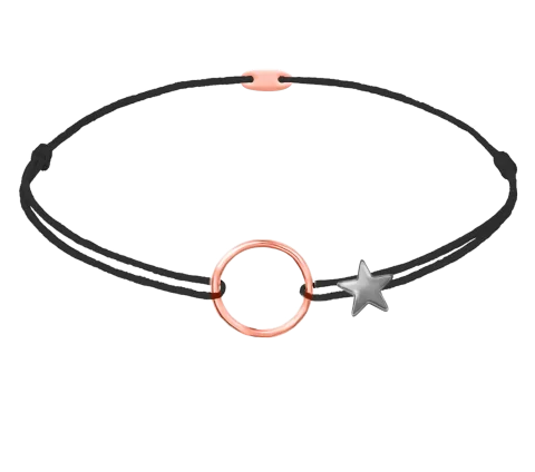 ZILIA Contour Circle Zlatá 14K Thread Náramok