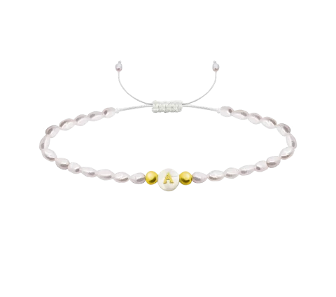 ZILIA Leia Letter Thread Náramok