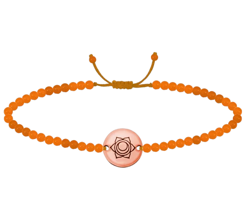 ZILIA Sacral Chakra Zlatý náramok