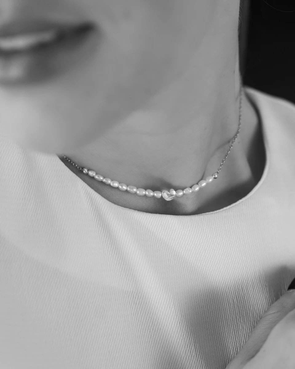 ZILIA Grace Heart Strieborný náhrdelník