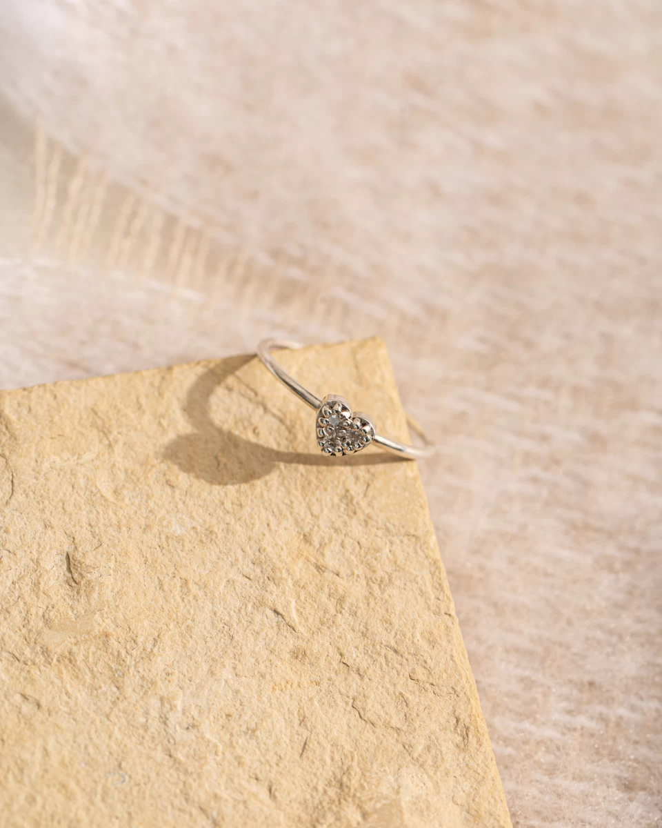 ZILIA Chloee Heart Zlatý prsteň