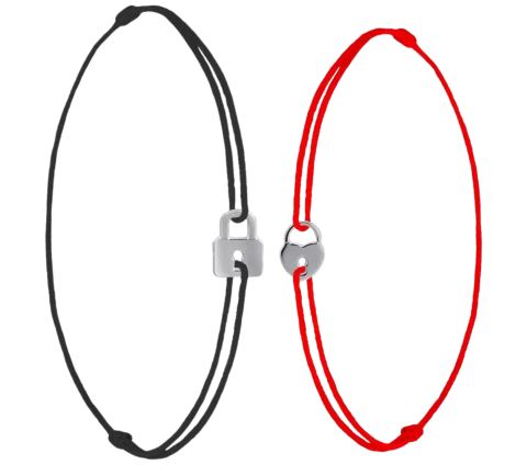 Strieborný náramok ZILIA Lock For Couples