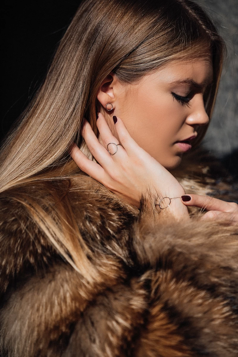 ZILIA Contour Circle Strieborný náramok