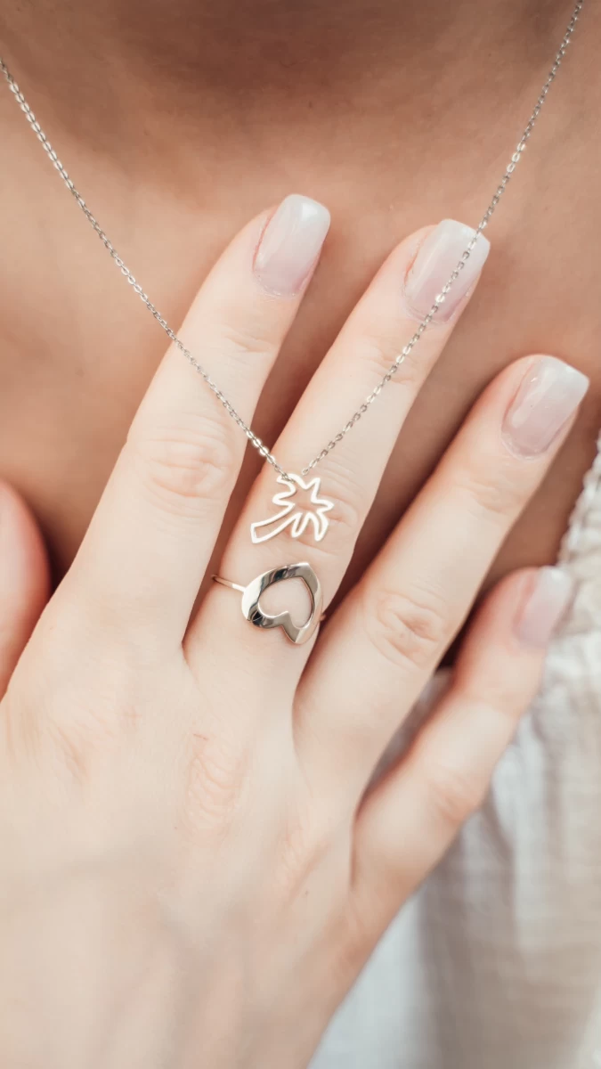 ZILIA Heart 2 Strieborný prsteň