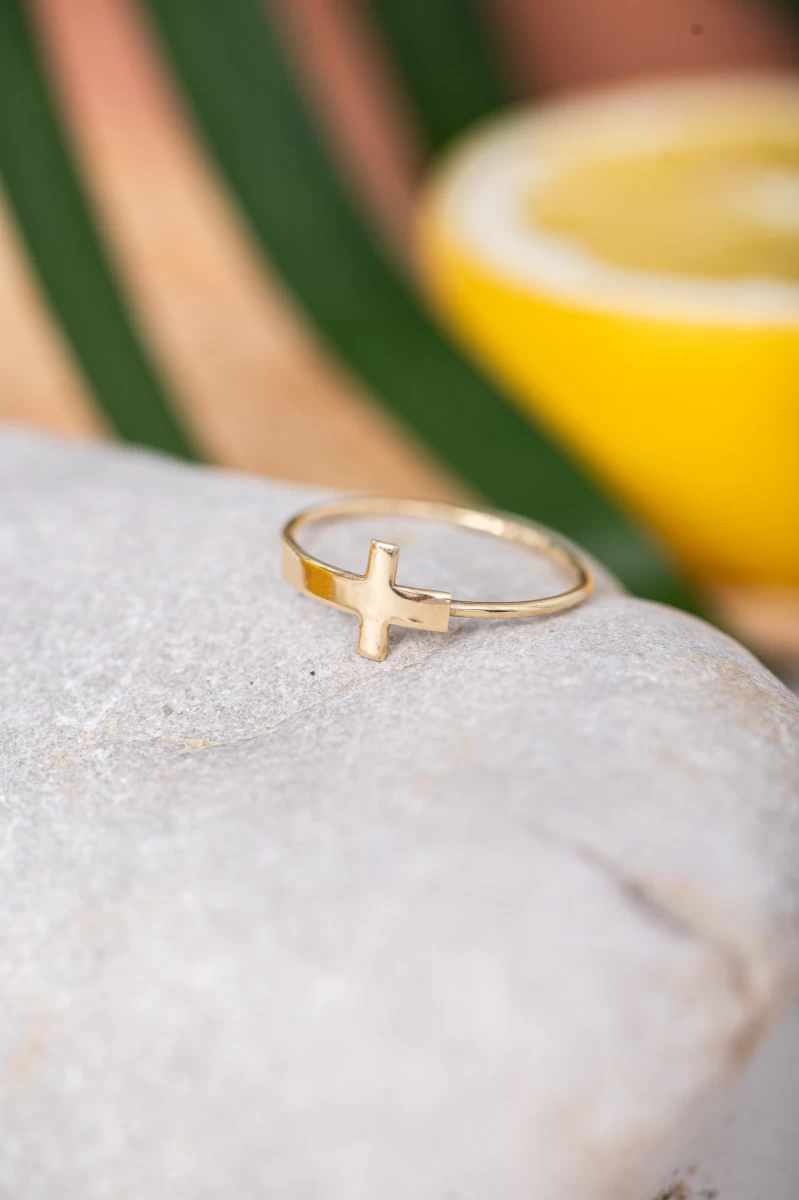 ZILIA Cross Strieborný prsteň