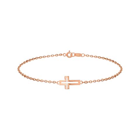 ZILIA Cross Contour Zlatý náramok