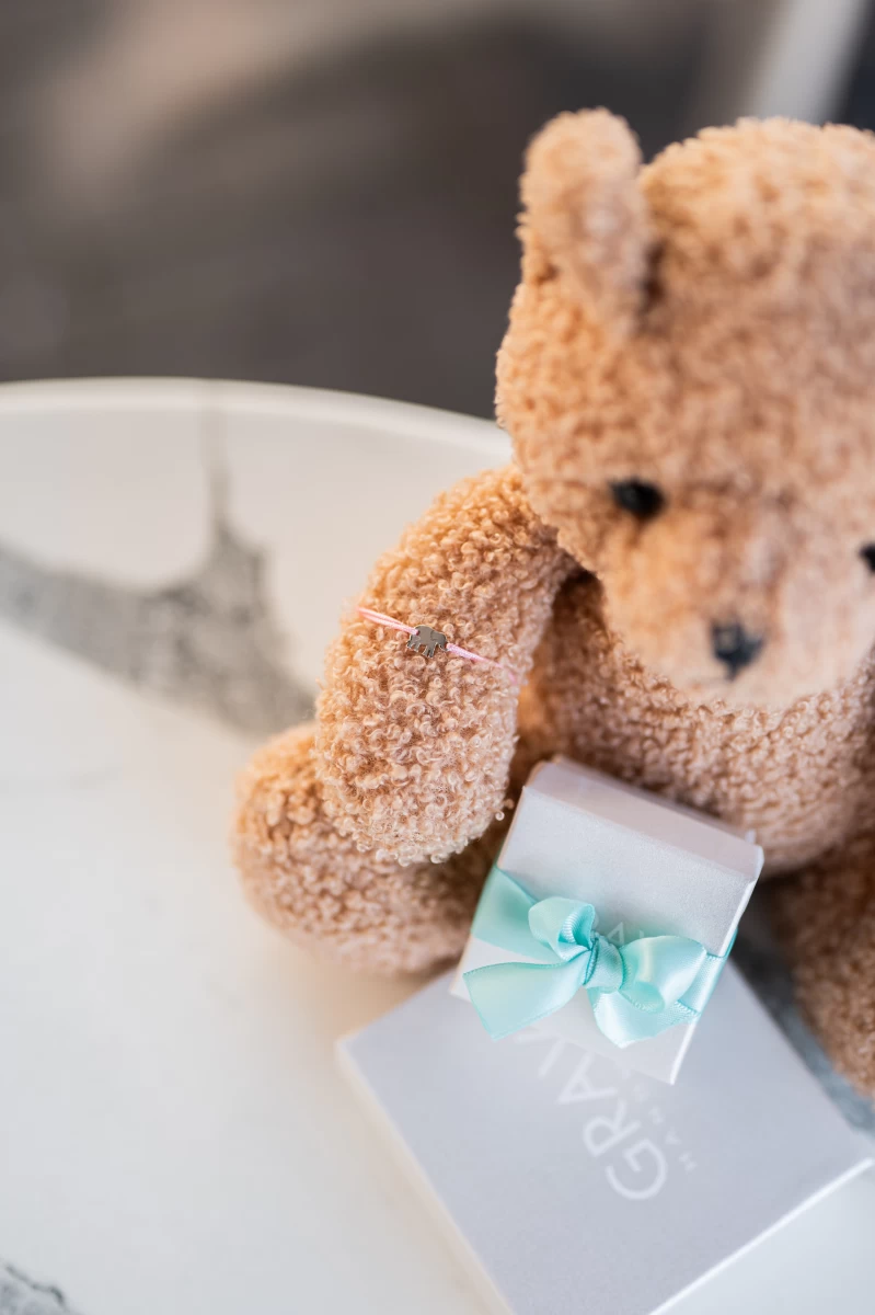 ZILIA Baby Elephant Zlatá 14K Thread Náramok