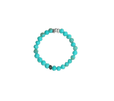 ZILIA Ocean Turquiose Mineral Členkový náramok