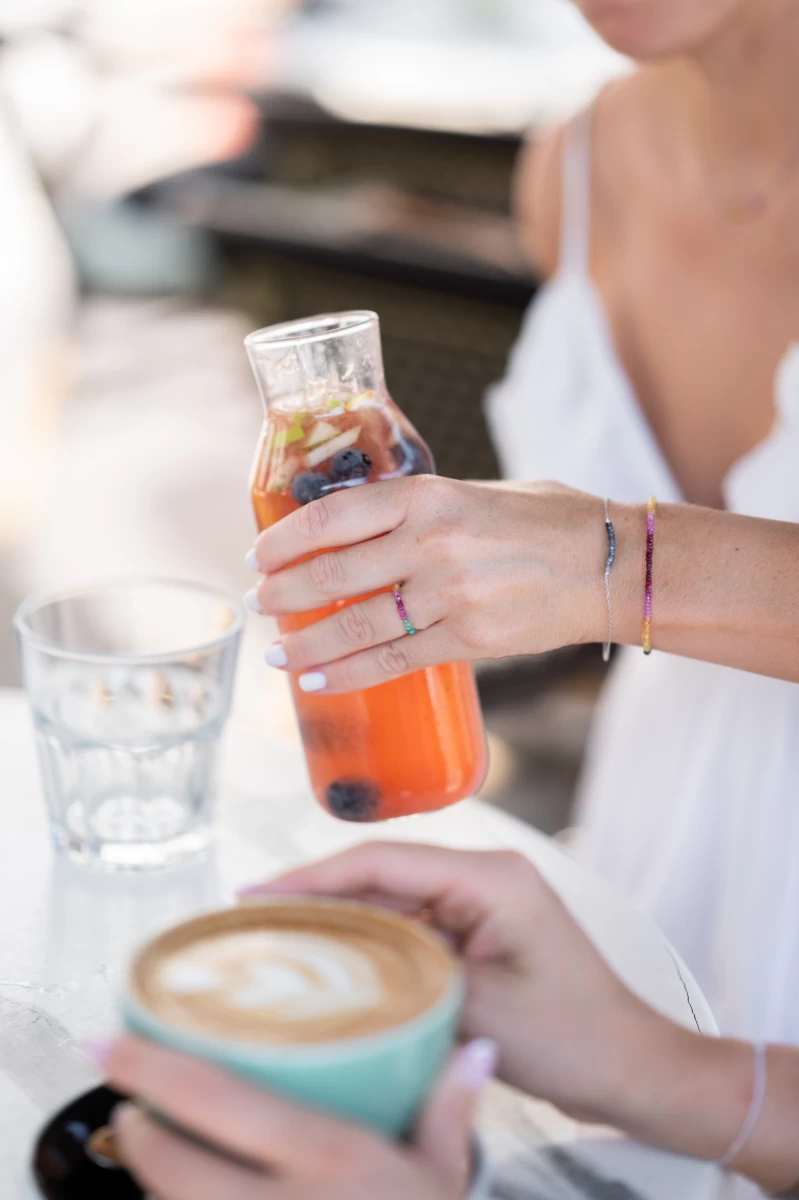 ZILIA Rayfield Emarald Ruby Sapphire Strieborný náramok