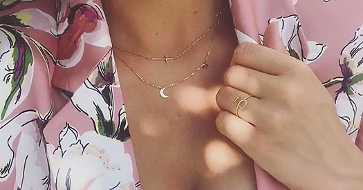 ZILIA Moon Strieborný náhrdelník