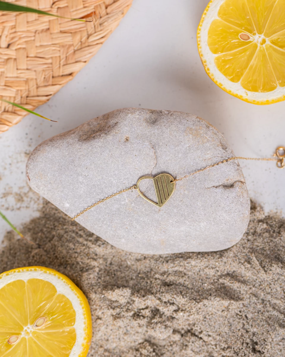 ZILIA Heart Strieborný náramok