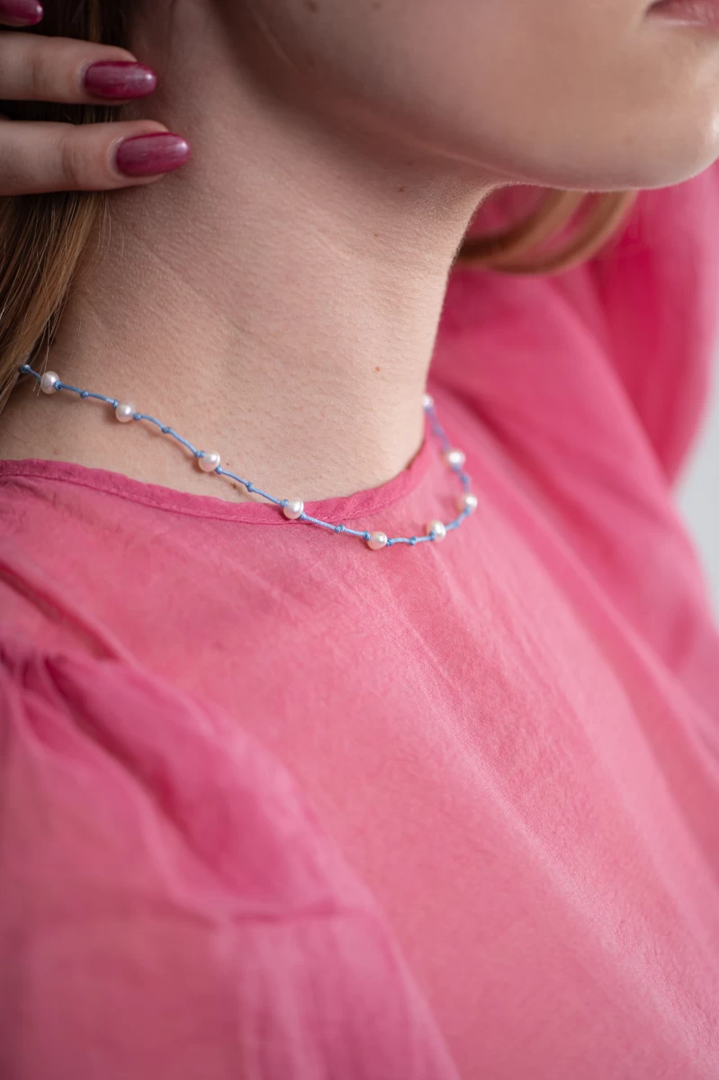 ZILIA Summer Pearl Strieborný náhrdelník