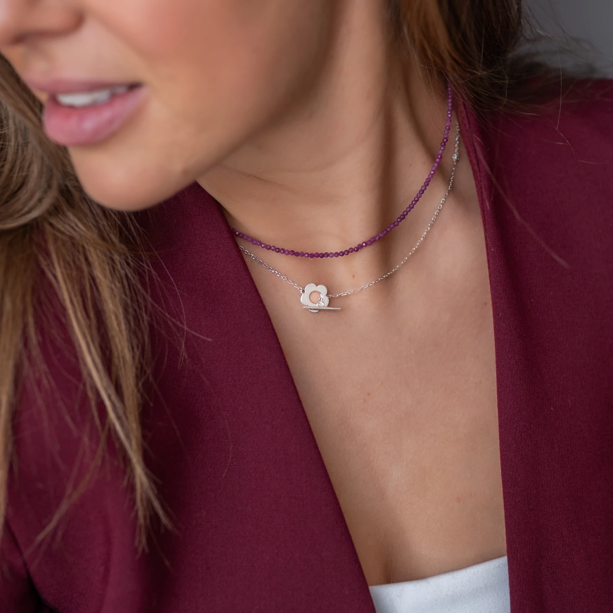 ZILIA Léa Strieborný náhrdelník