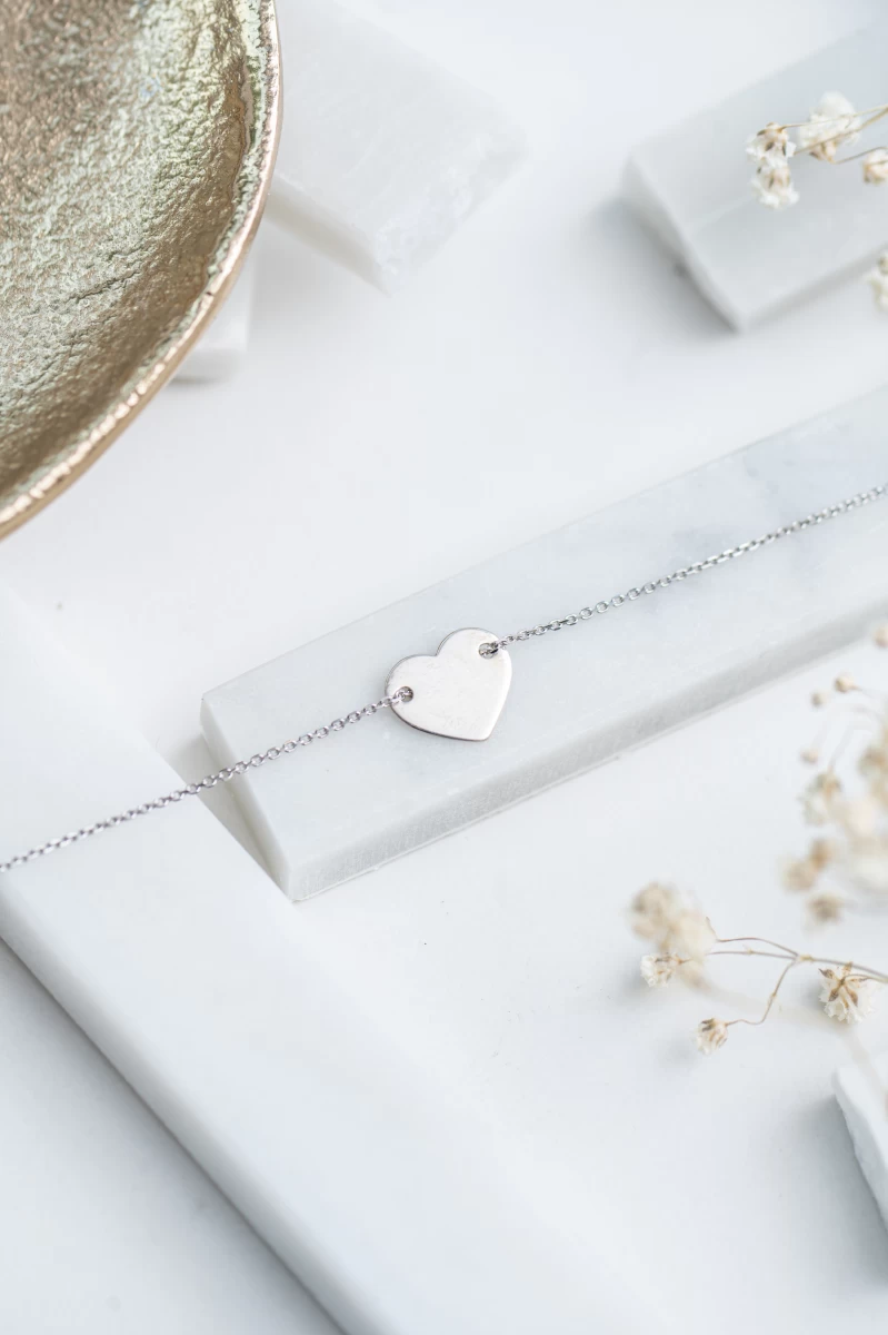 Náramok zo zlatého srdca