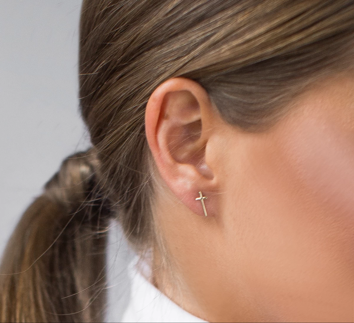 ZILIA Cross Zlaté Náušnice