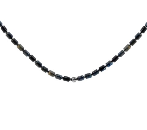 ZILIA Jasper Lava Mineral Náhrdelník