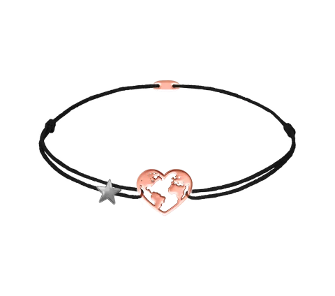 ZILIA Travel Love Zlatá 14K Thread Náramok