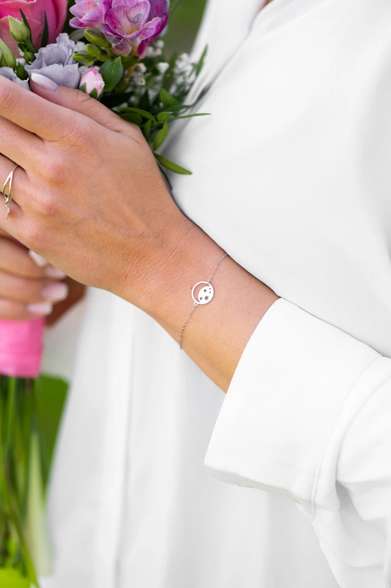 ZILIA To The Moon Strieborný náramok