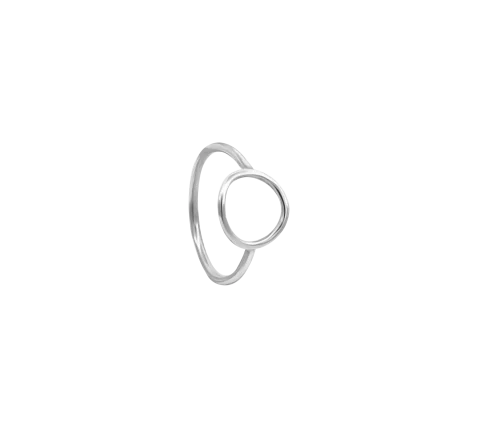 ZILIA Contour Circle Strieborná 925 Midi Prsteň