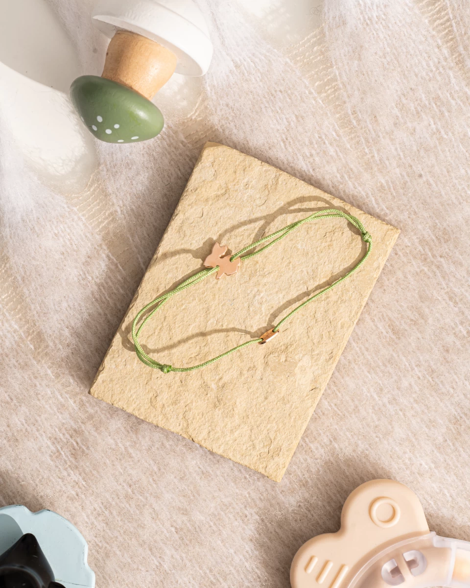 ZILIA Bunny Baby Zlatá 14K Thread Náramok