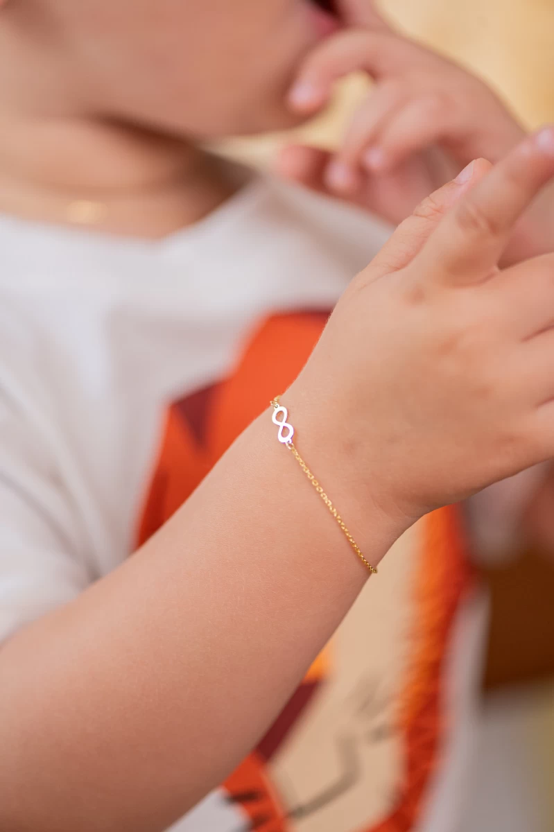 ZILIA Infinity Baby Zlatý náramok