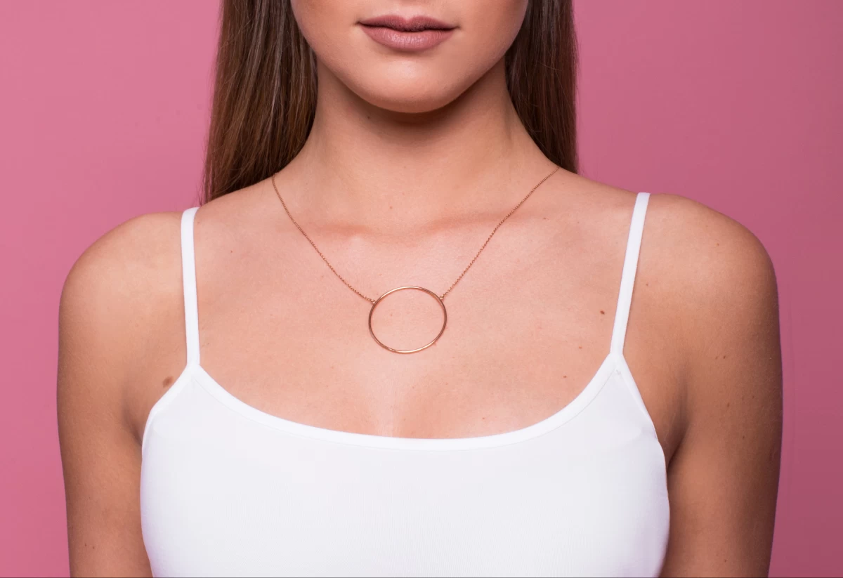 ZILIA Big Circle Strieborný náhrdelník