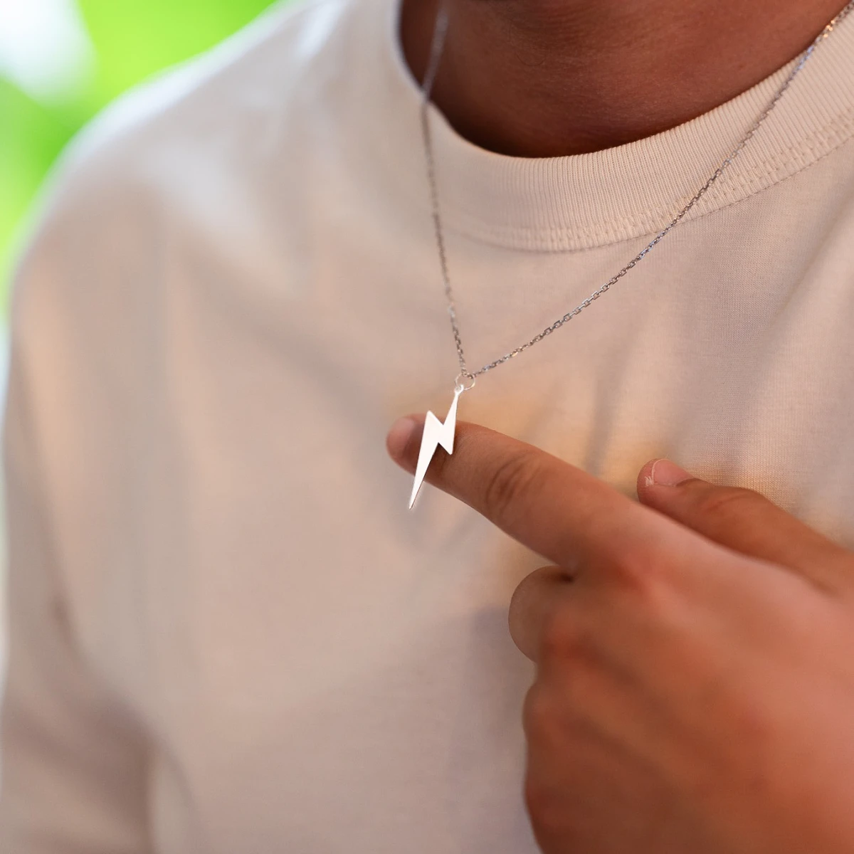 ZILIA Man Flash Strieborný náhrdelník