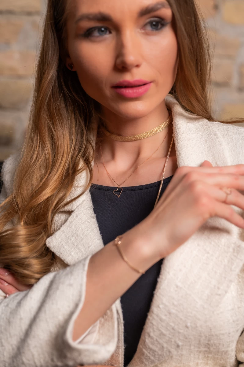 ZILIA Belle Contour Strieborný náhrdelník