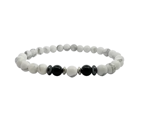 Strieborný náramok ZILIA Howlit Men