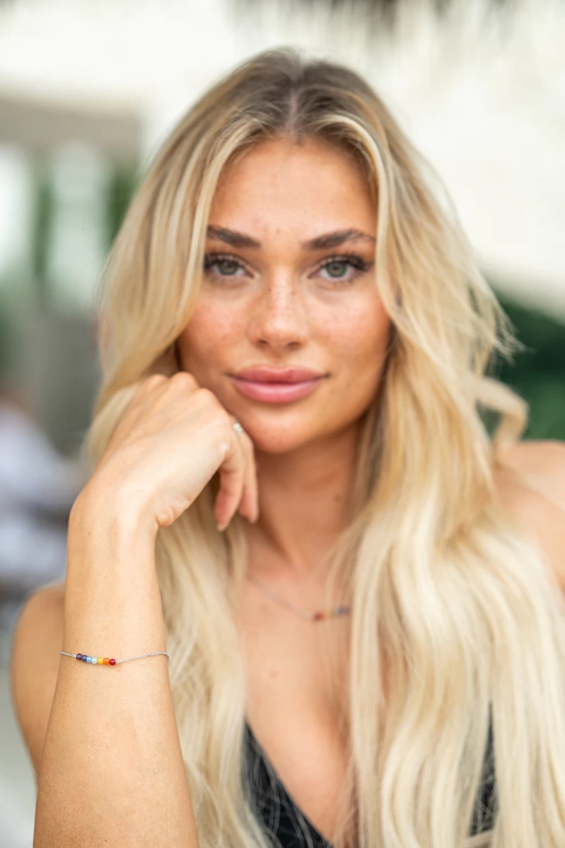 ZILIA 7-Chakra Rose Zlatý náramok