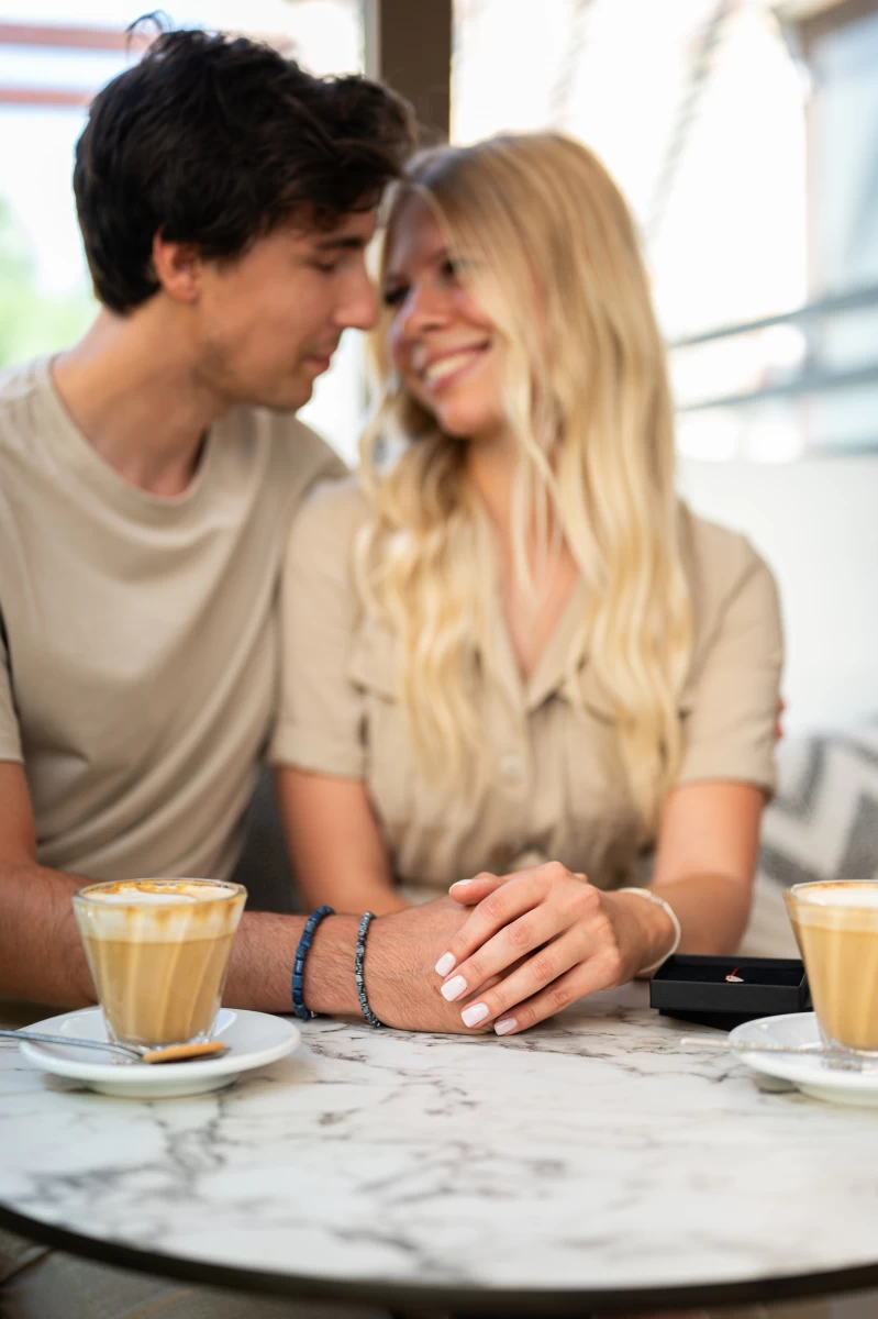 Dumortieritový minerálny strieborný 925 náramok