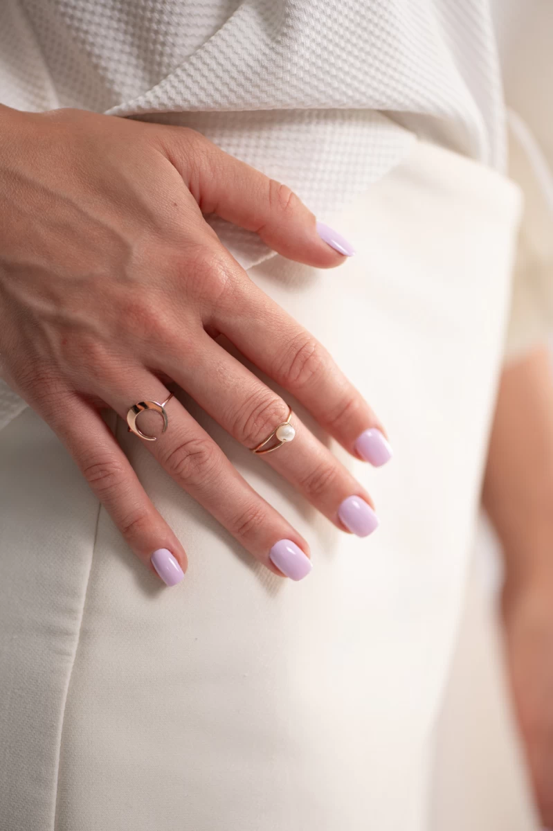 ZILIA Pearl Drop Zlatý prsteň