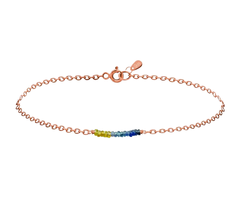 ZILIA Rayfield Sapphire Zlatý náramok