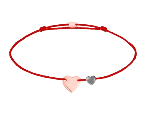 ZILIA Heart Zlatá 14K Thread Náramok