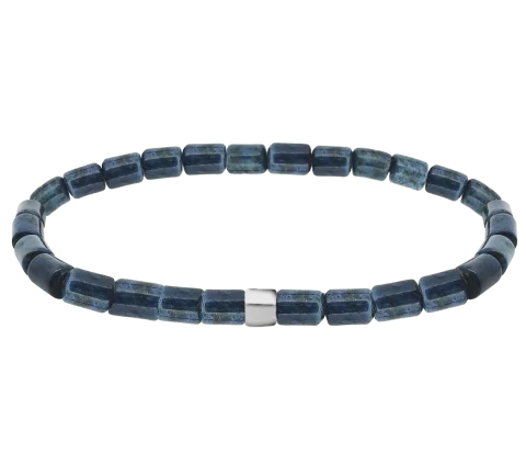 Strieborný náramok ZILIA Jasper Men 2