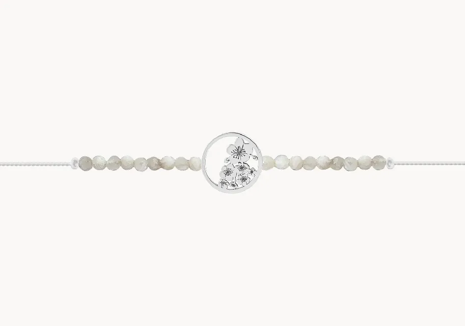 ZILIA Retiazka na členok jar v kruhu Striebro (925 sterling)