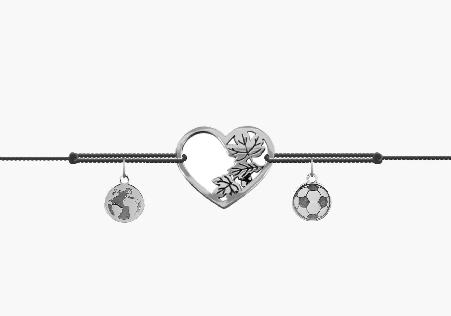 ZILIA Náramok Srdce s motívom jesene Striebro (925 sterling)